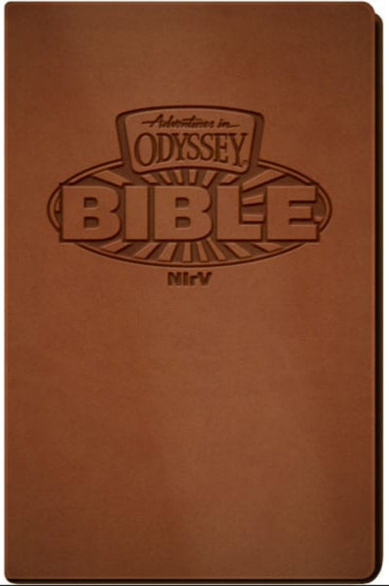 NIrV Adventures in Odyssey Bible - Brown Leatherette