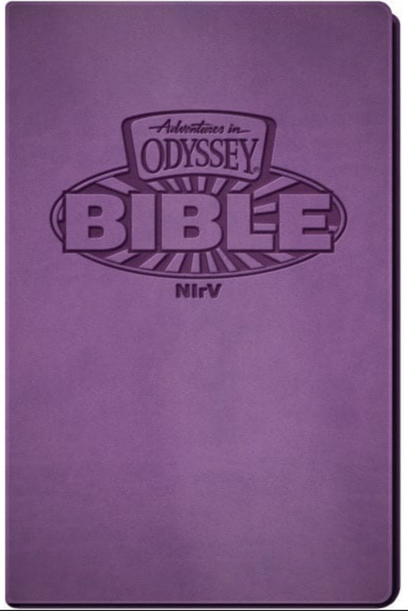 NIrV Adventures in Odyssey Bible - Purple Leatherette