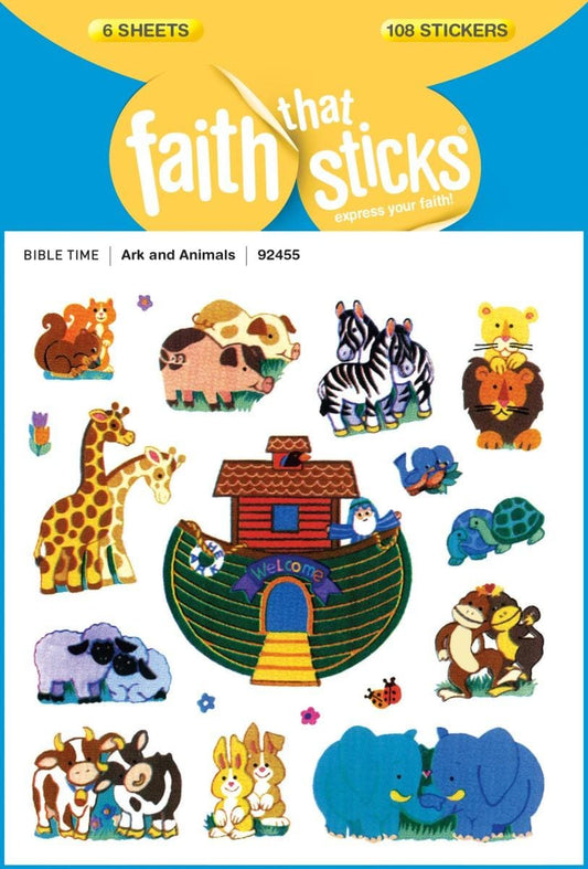 Faith That Sticks: Ark and Animals Stickers