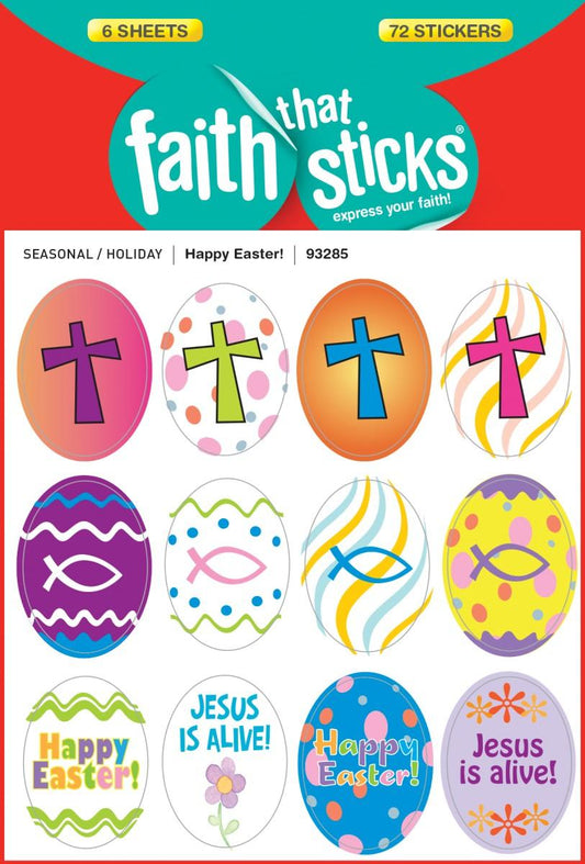 Faith That Sticks: Happy Easter! Stickers